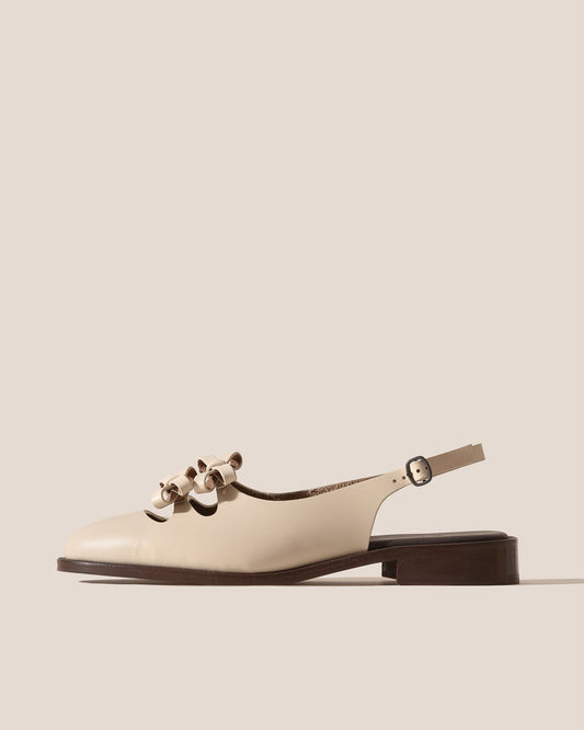 FEMENIA - Slingback Bow-detail Sandal - Hereu Women