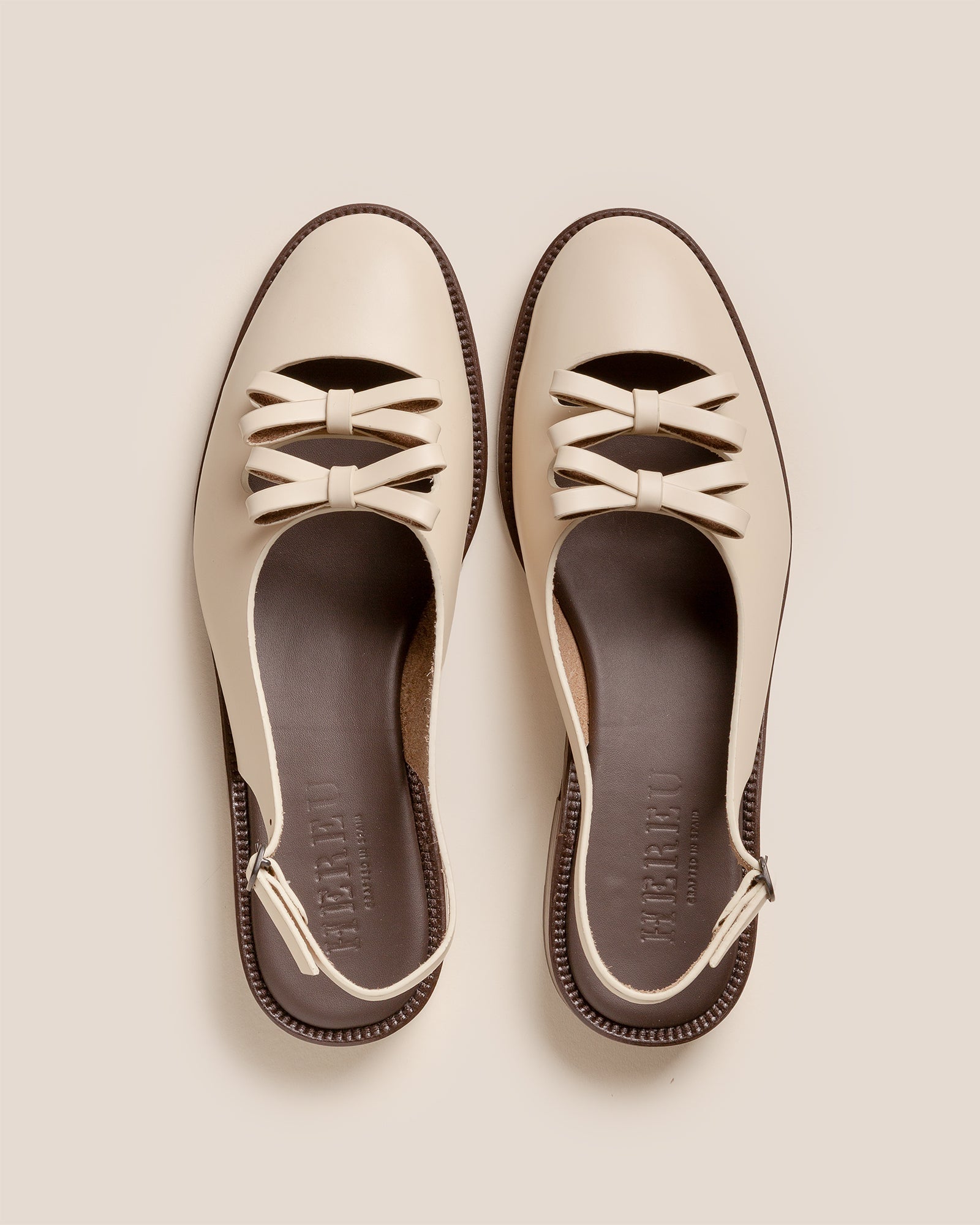 FEMENIA - Slingback Bow-detail Sandal - Hereu Women