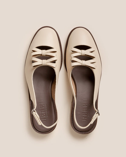 FEMENIA - Slingback Bow-detail Sandal - Hereu Women