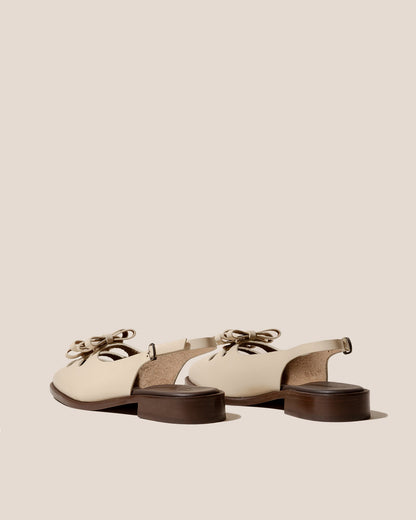 FEMENIA - Slingback Bow-detail Sandal - Hereu Women