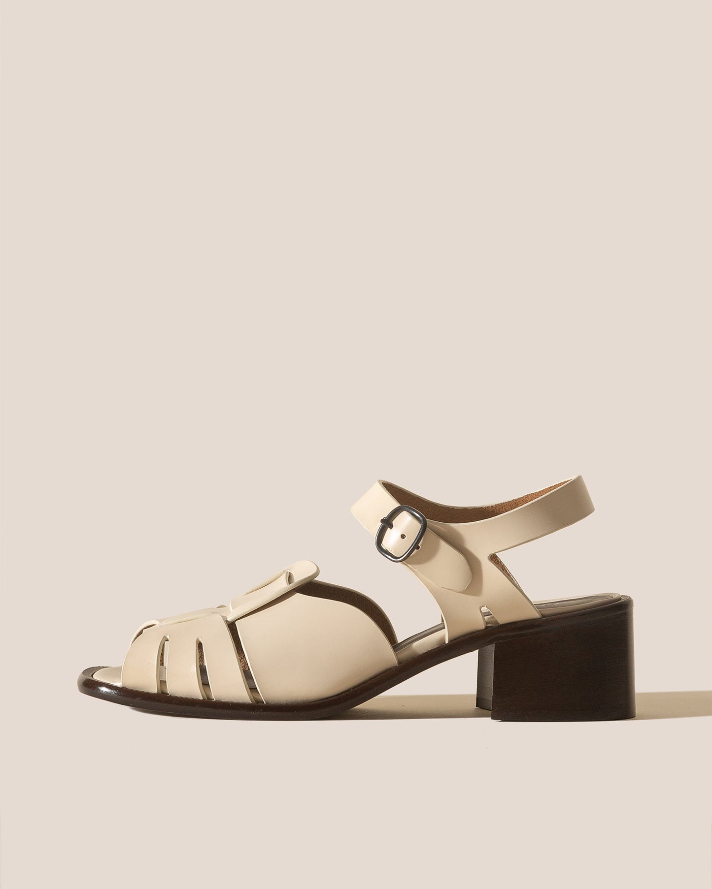 ANCORA SQUARED HEELED - Open-Toe Fisherman Sandal - Hereu Women