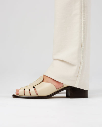 ANCORA SQUARED HEELED - Open-Toe Fisherman Sandal - Hereu Women