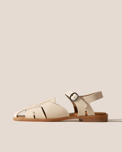 PEDRA - Squared Closed-Toe Fisherman Sandal - Hereu Women