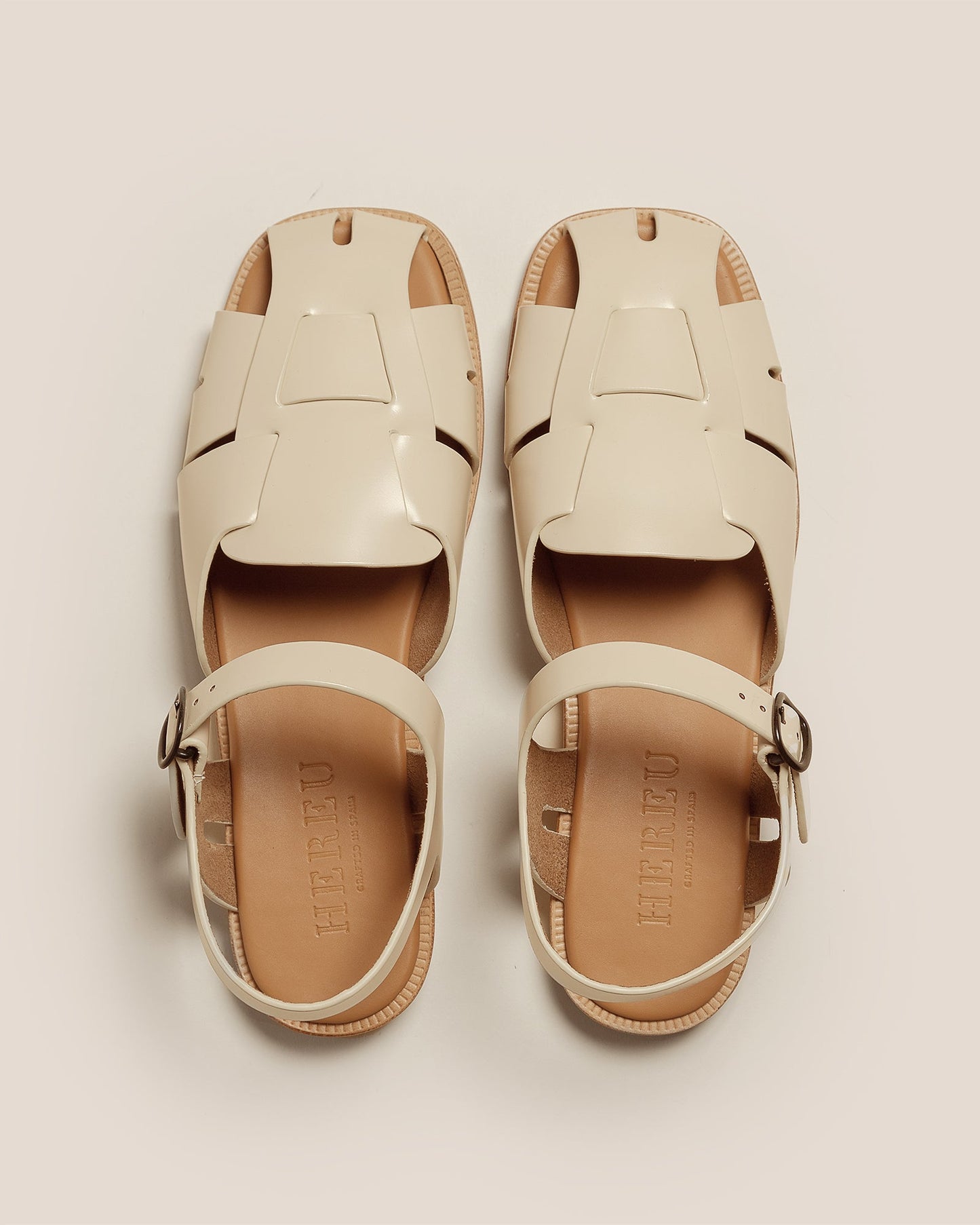 PEDRA - Squared Closed-Toe Fisherman Sandal - Hereu Women