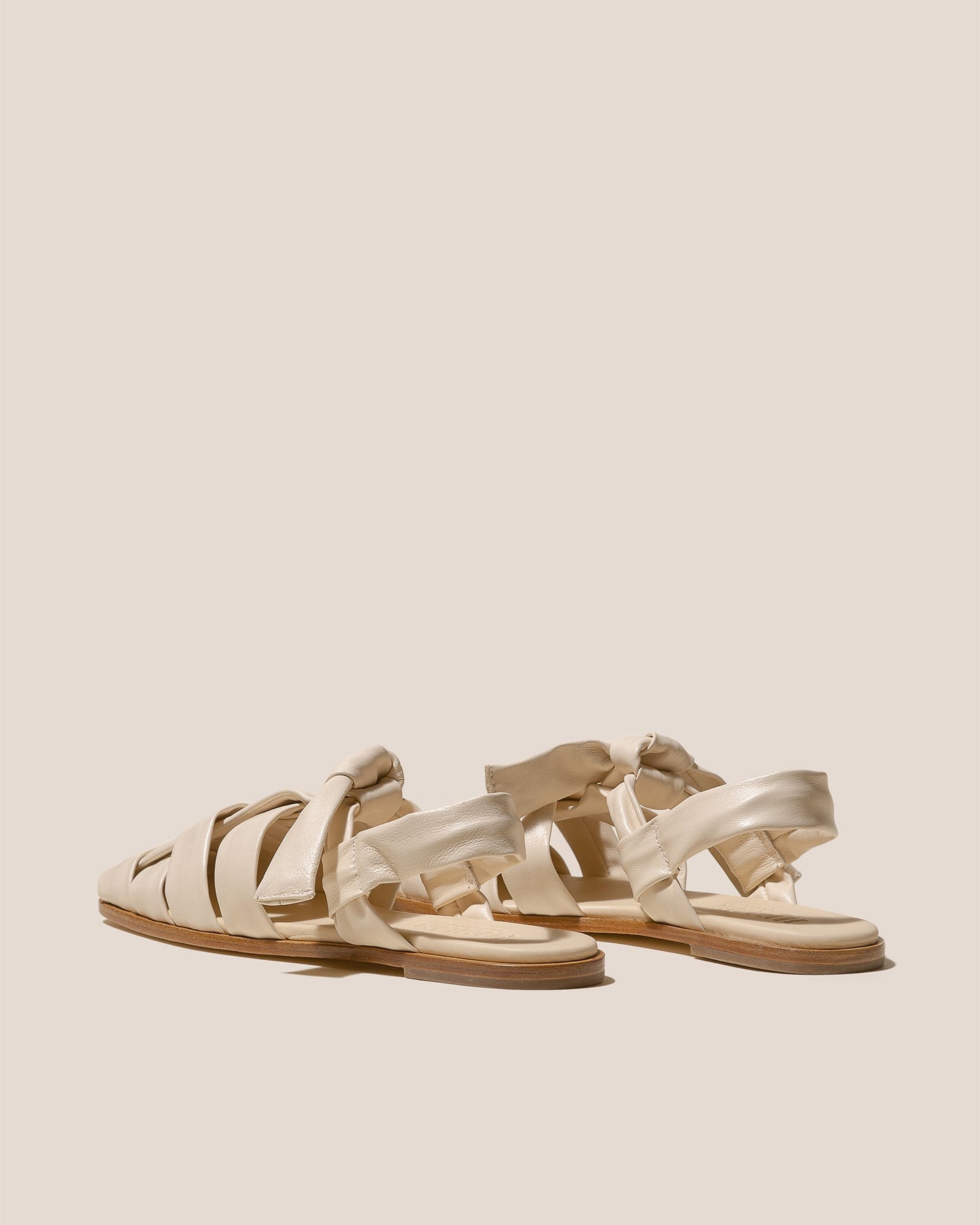 BENA - Interwoven Knotted T-bar Sandal - Hereu Women