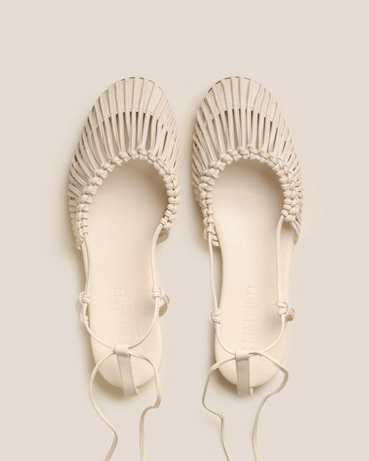 MANTERA - Round-Toe Knotted Sandal - Hereu Women
