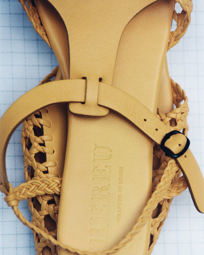 REIXA - Woven T-bar Sandal - Hereu Women