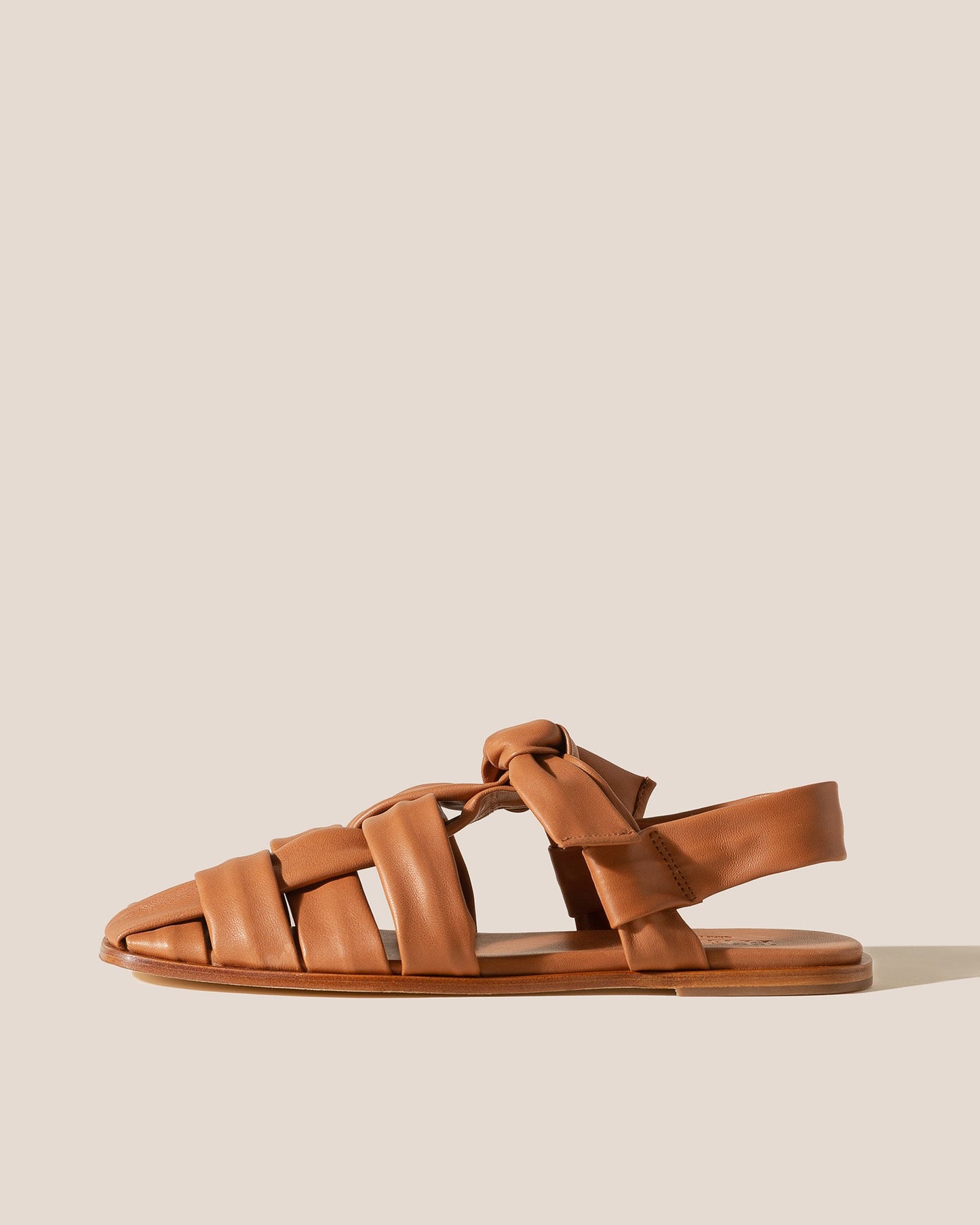 BENA - Interwoven Knotted T-bar Sandal - Hereu Women