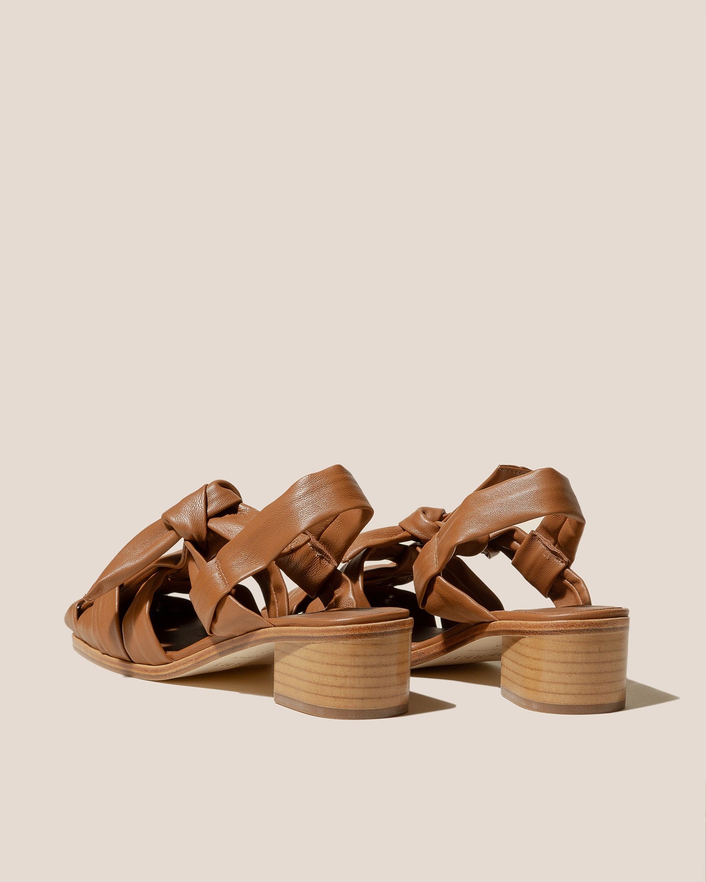 BENA HEELED - Interwoven Knotted T-bar Heeled Sandal - Hereu Women