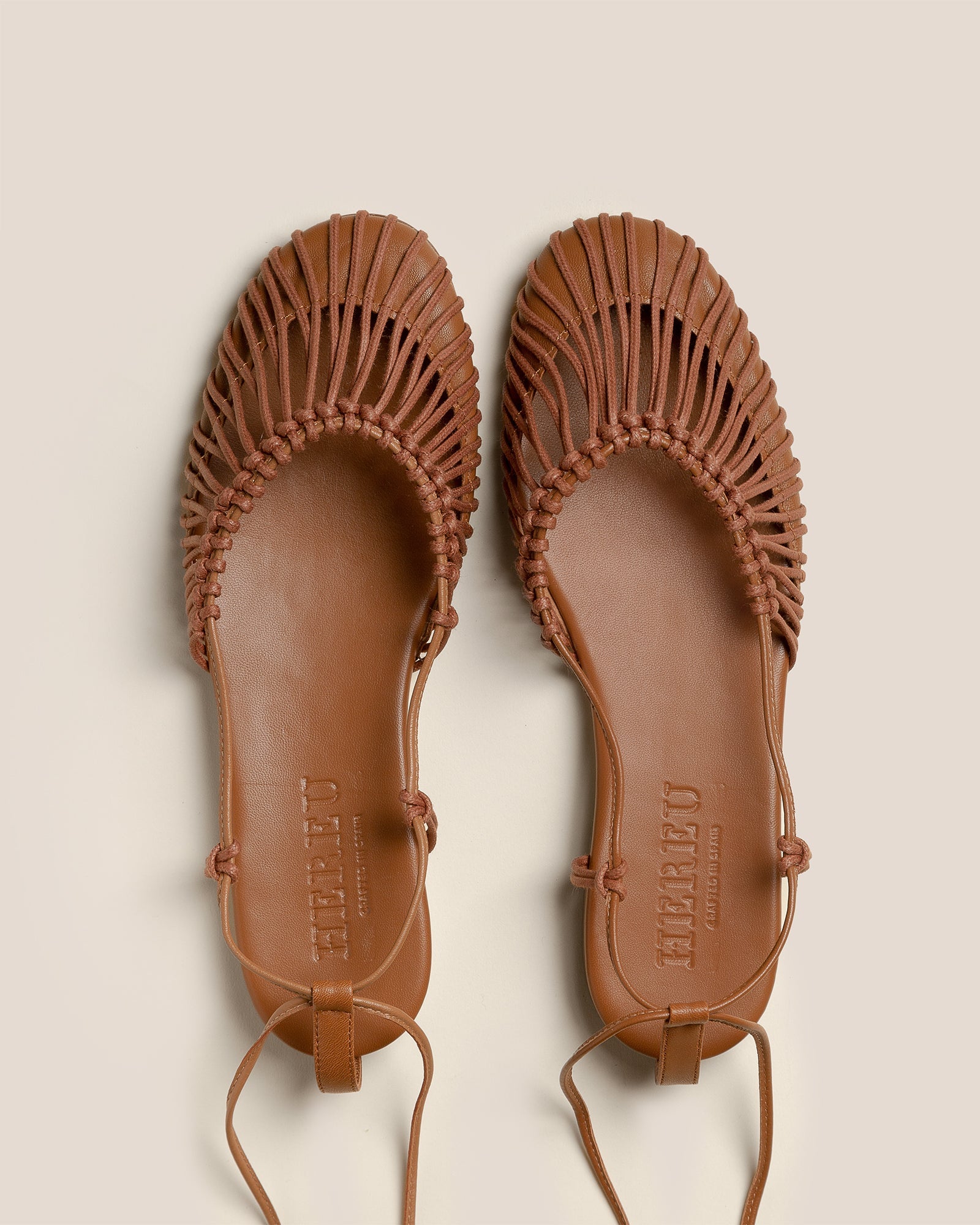 MANTERA - Round-Toe Knotted Sandal - Hereu Women
