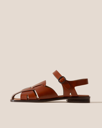 PEDRA - Squared Closed-Toe Fisherman Sandal - Hereu Women