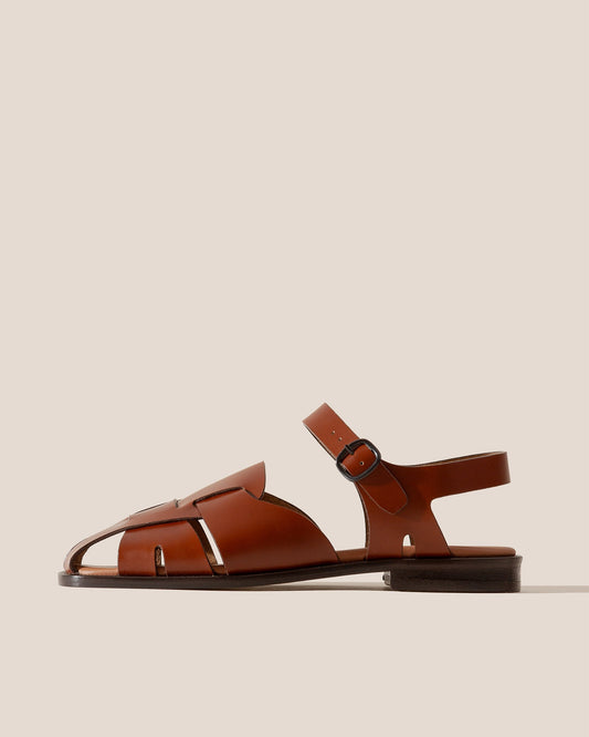 PEDRA - Squared Closed-Toe Fisherman Sandal - Hereu Women