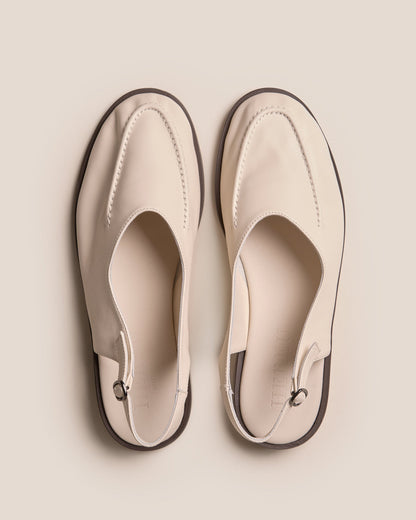 JULIOL SLINGBACK - High-Cut Deconstructed Slingback Loafer - Hereu Women