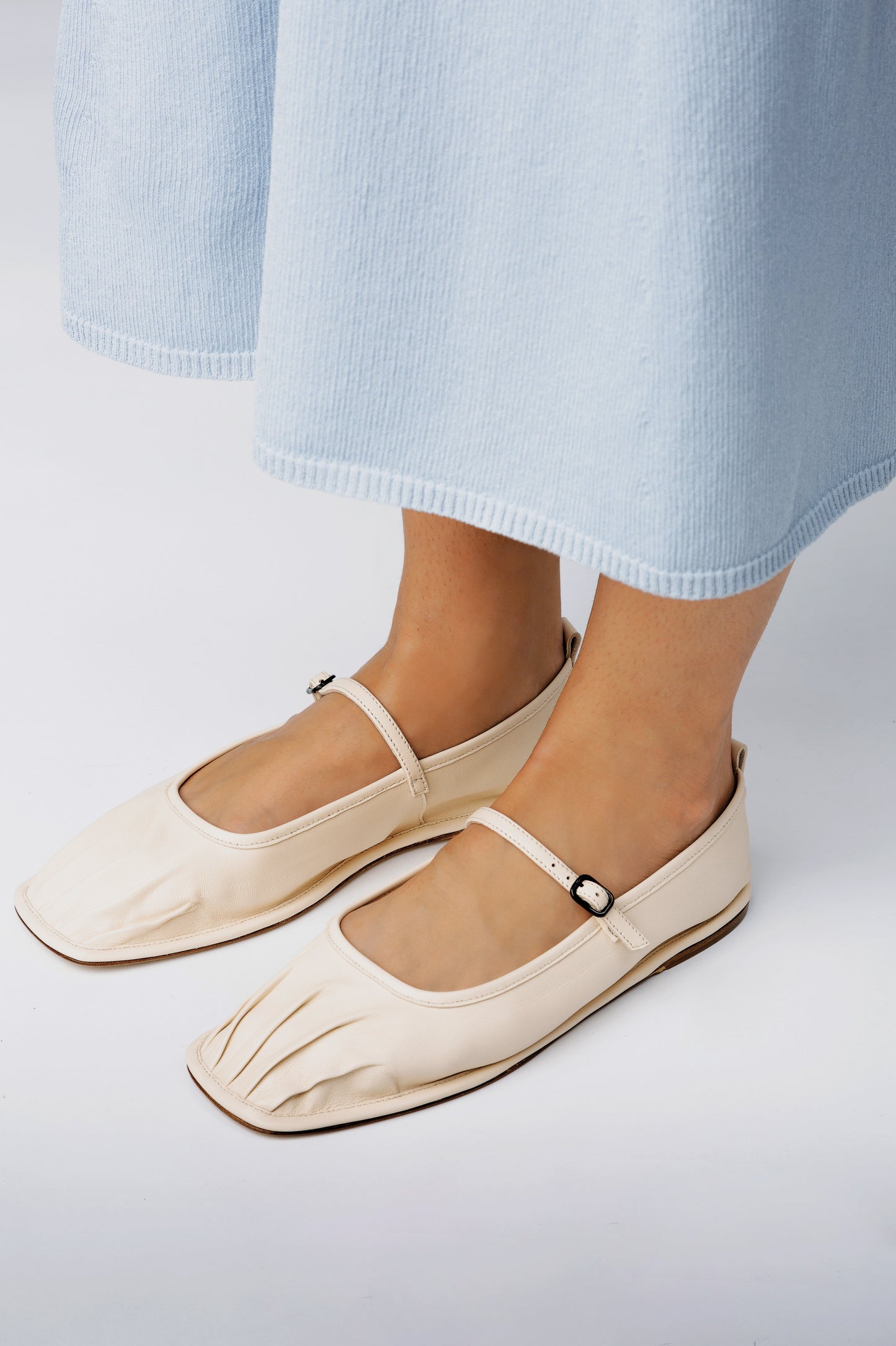 DANSA - Pleated-Toe Mary Jane Pump - Hereu Women