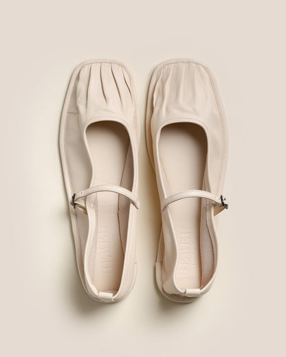 DANSA - Pleated-Toe Mary Jane Pump - Hereu Women