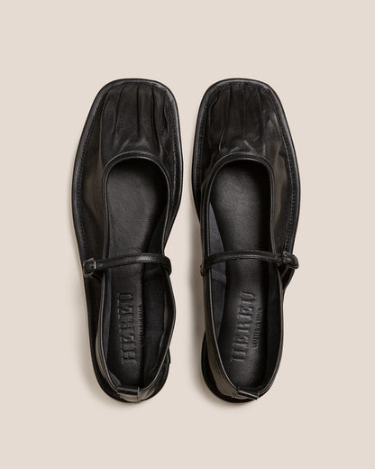 DANSA - Pleated-Toe Mary Jane Pump - Hereu Women