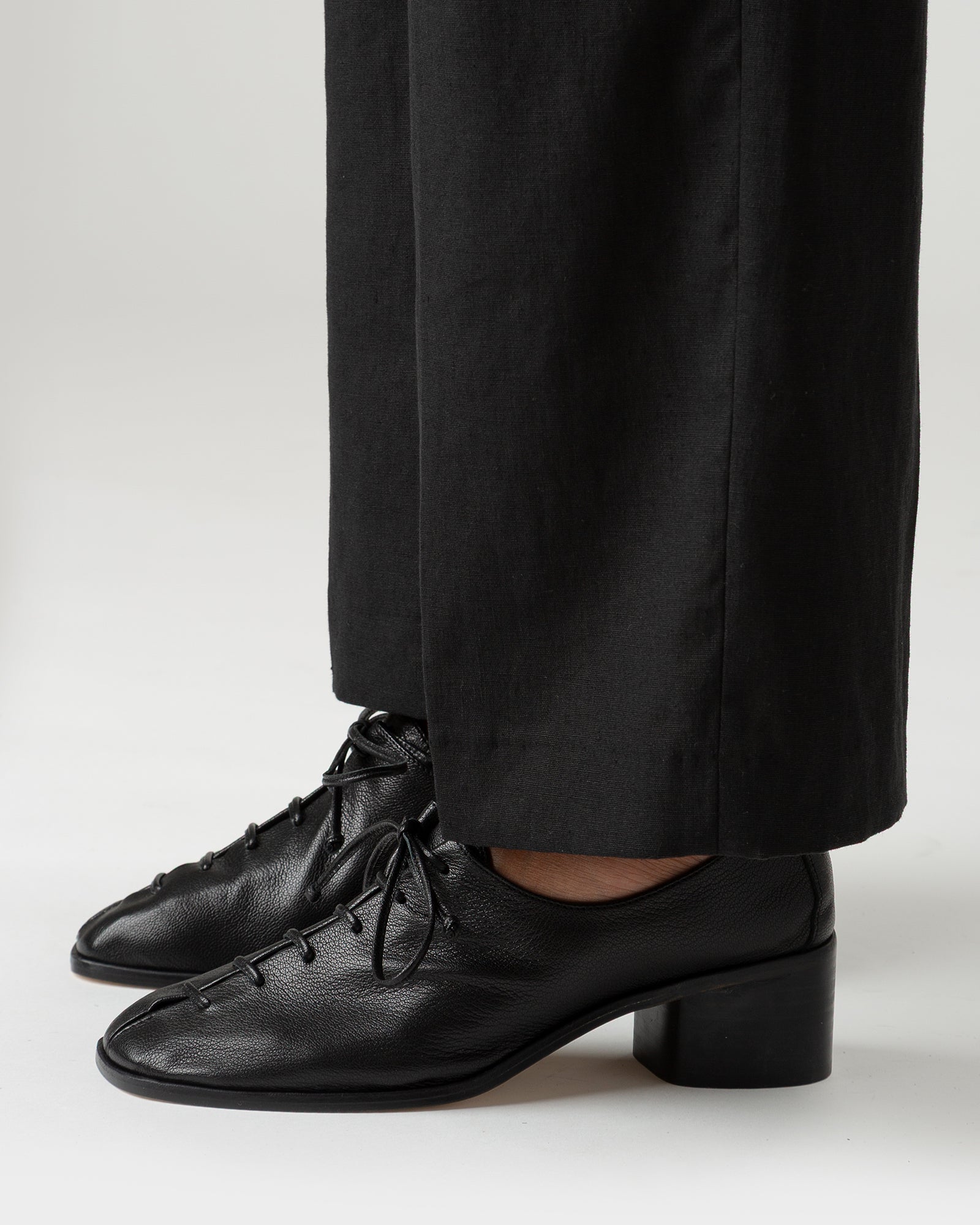 PLEGADA HEELED - Deconstructed Lace-up Shoe - Hereu Women