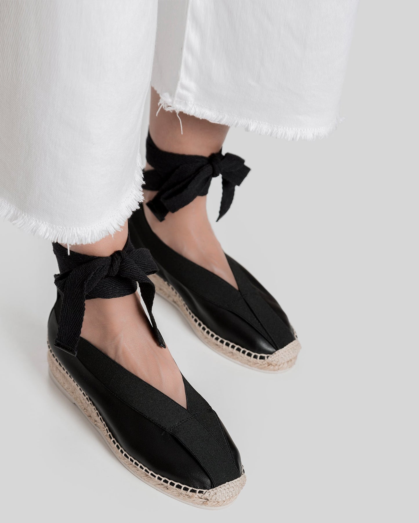 HORTA - Elasticated Espadrille Wedge - Hereu Women