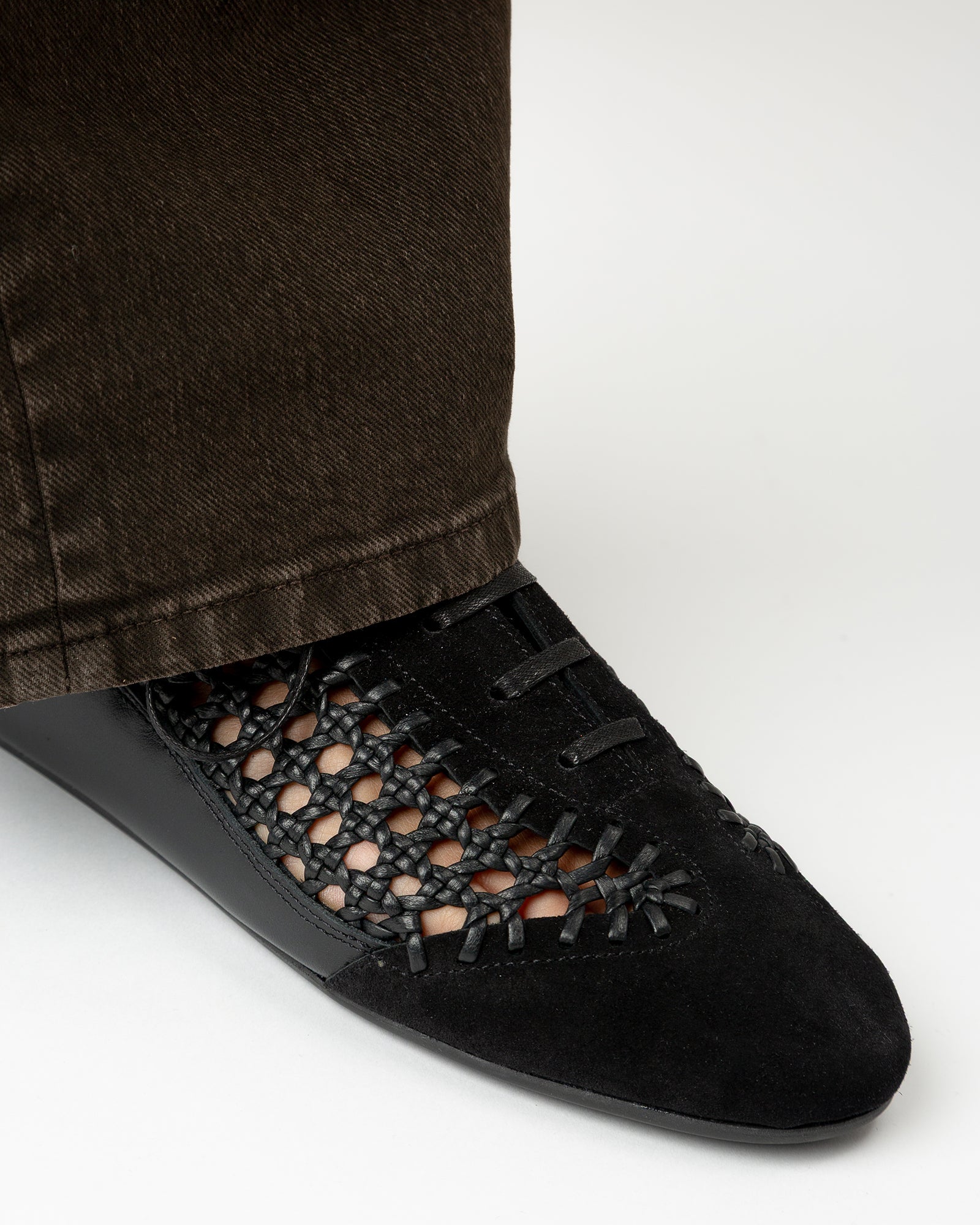 ESPORTIU WOVEN - Lace-Up Sporty Shoe - Hereu Women
