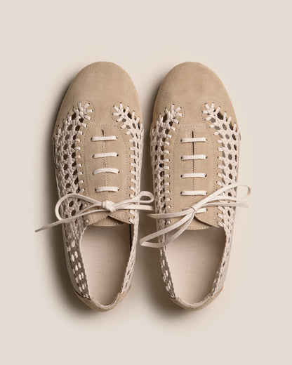 ESPORTIU WOVEN - Lace-Up Sporty Shoe - Hereu Women