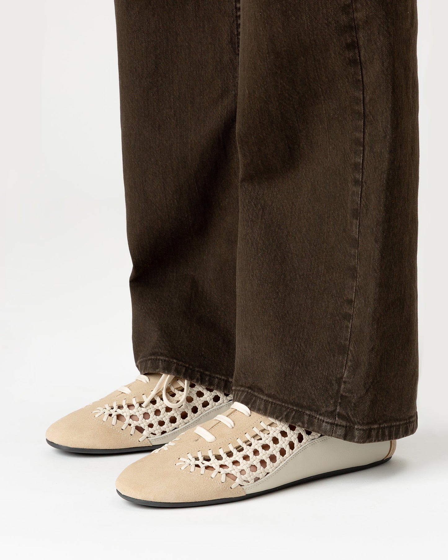 ESPORTIU WOVEN - Lace-Up Sporty Shoe - Hereu Women