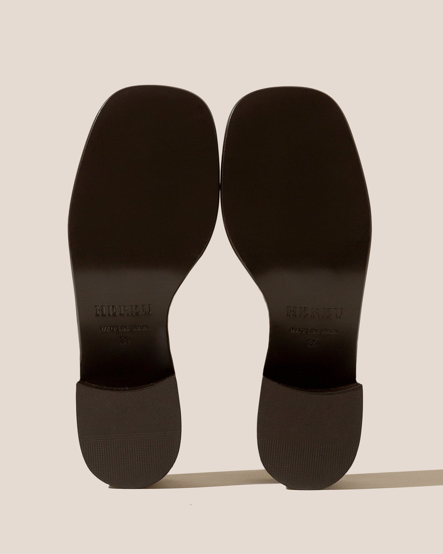 ANCORA SQUARED HEELED SLIDE - Heeled Fisherman Slide - Hereu Women