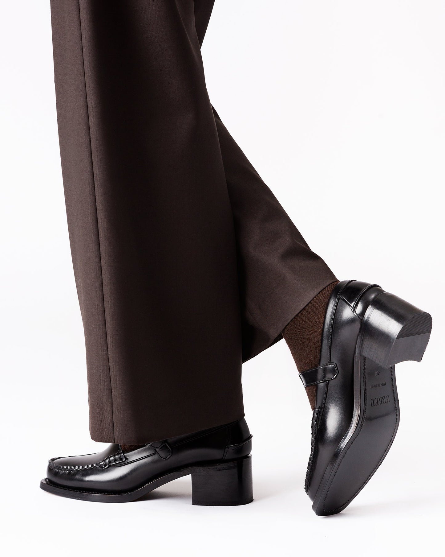 ALBER HEELED - T-Bar Loafer - Hereu Women