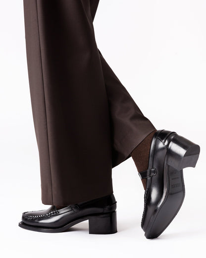 ALBER HEELED - T-Bar Loafer - Hereu Women