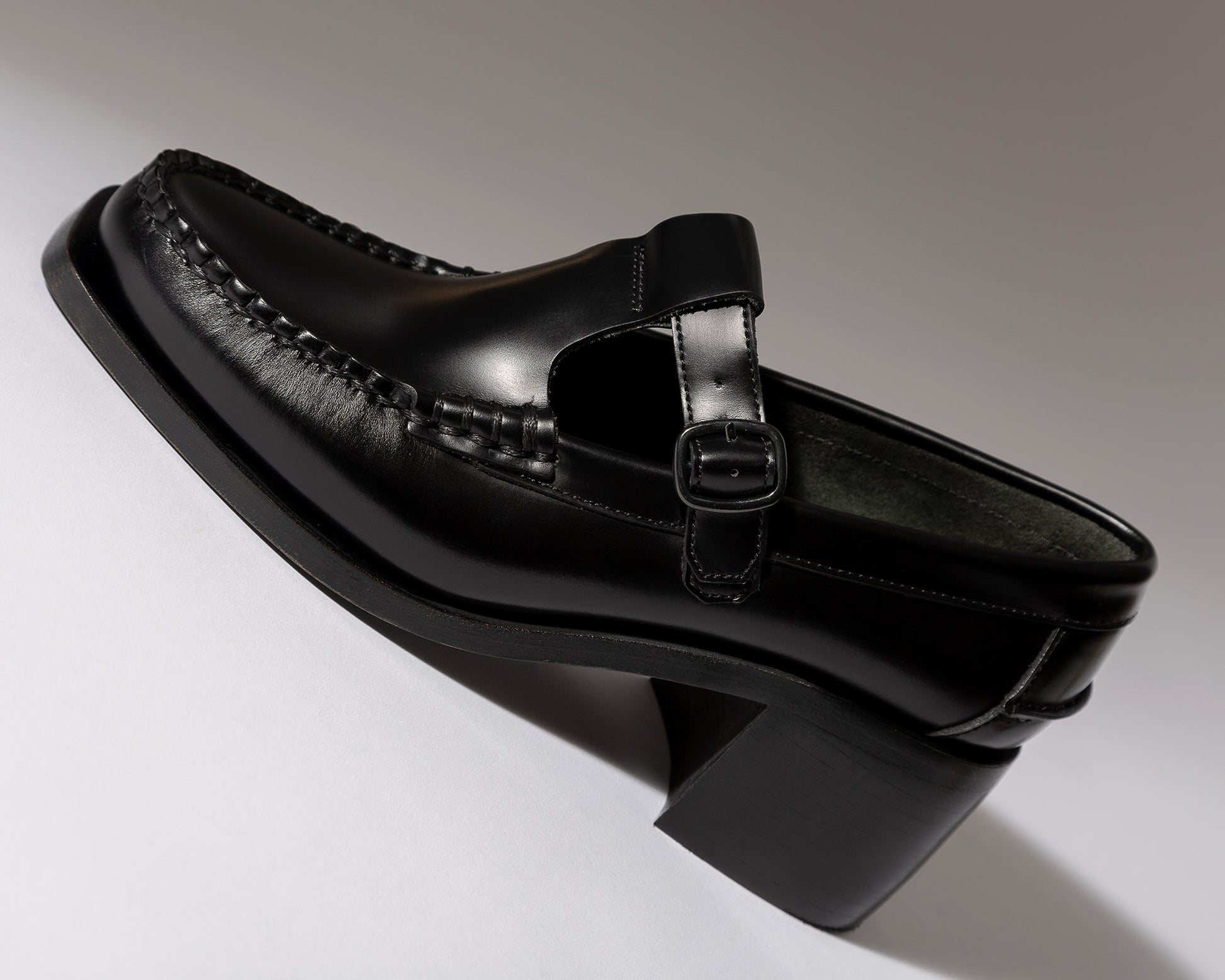 ALBER HEELED - T-Bar Loafer - Hereu Women