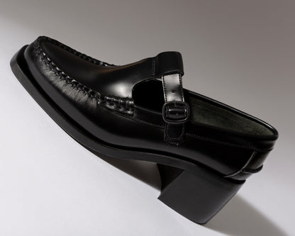 ALBER HEELED - T-Bar Loafer - Hereu Women