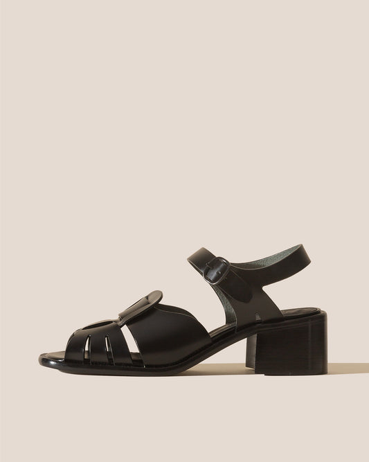 ANCORA SQUARED HEELED - Open-Toe Fisherman Sandal - Hereu Women
