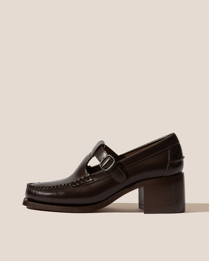 ALBER HEELED - T-Bar Loafer - Hereu Women