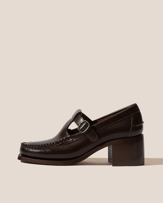 ALBER HEELED - T-Bar Loafer - Hereu Women