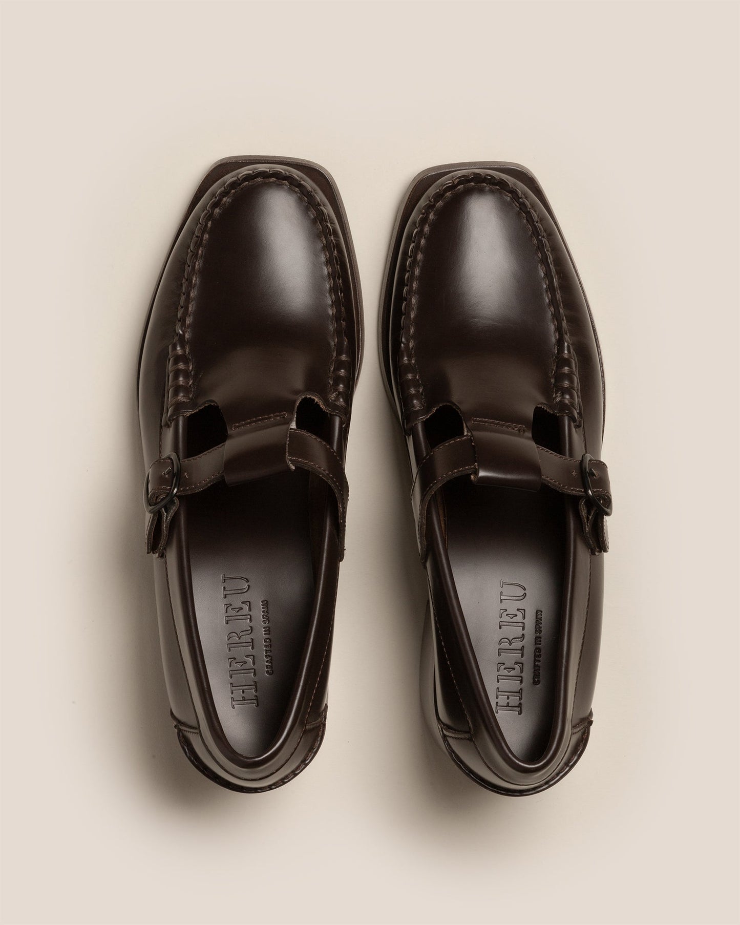 ALBER HEELED - T-Bar Loafer - Hereu Women
