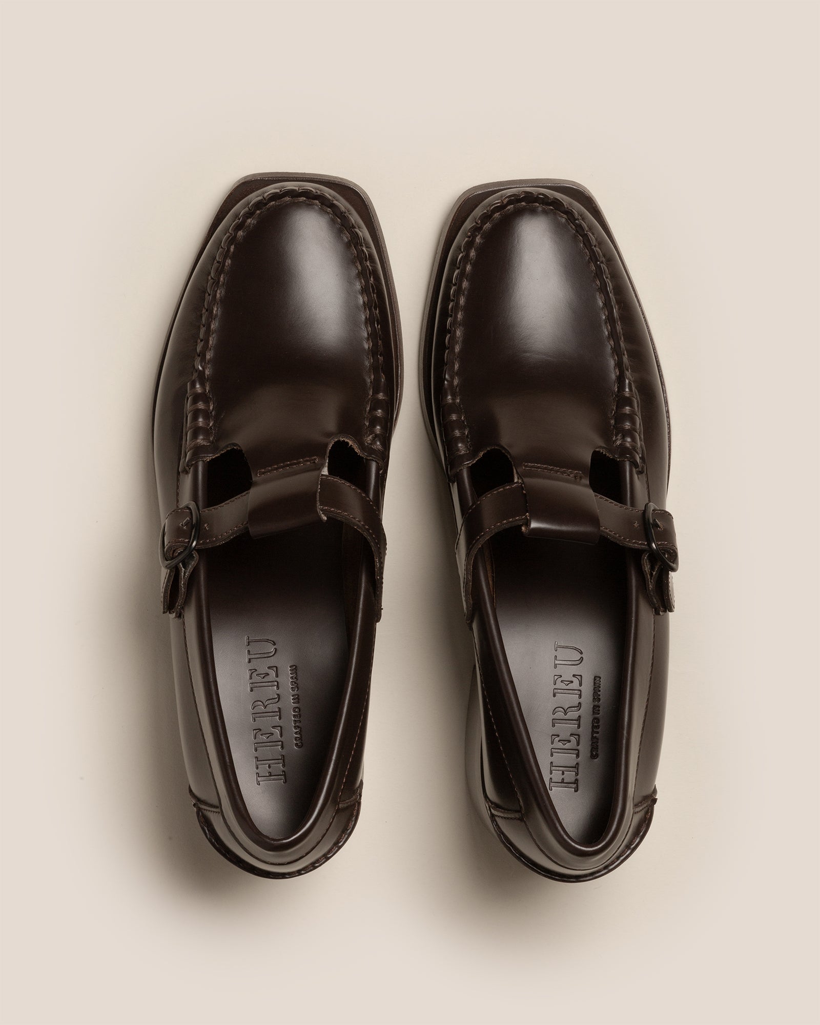 ALBER HEELED - T-Bar Loafer - Hereu Women