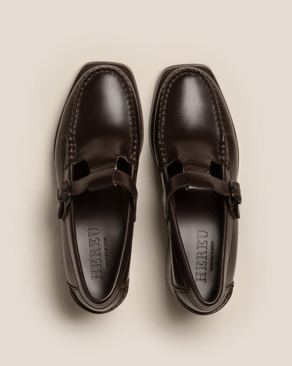 ALBER HEELED - T-Bar Loafer - Hereu Women