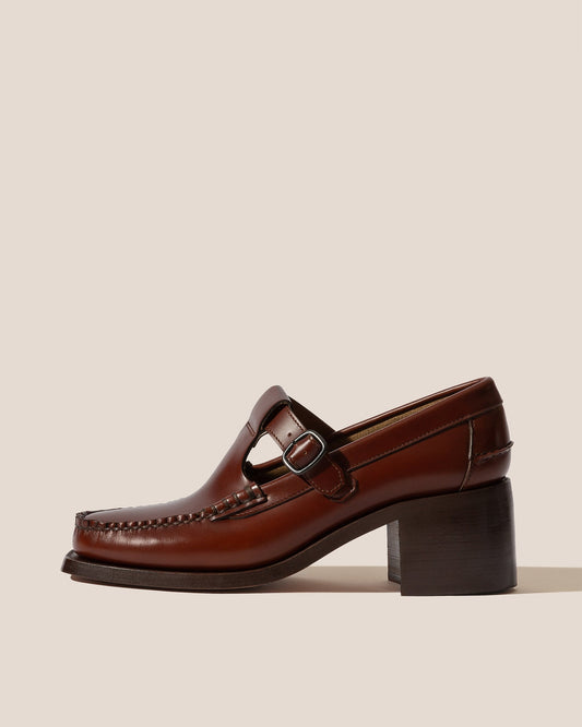 ALBER HEELED - T-Bar Loafer - Hereu Women