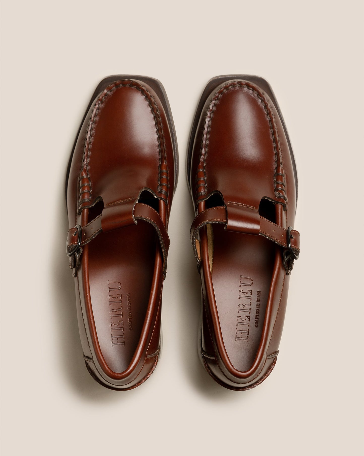 ALBER HEELED - T-Bar Loafer - Hereu Women