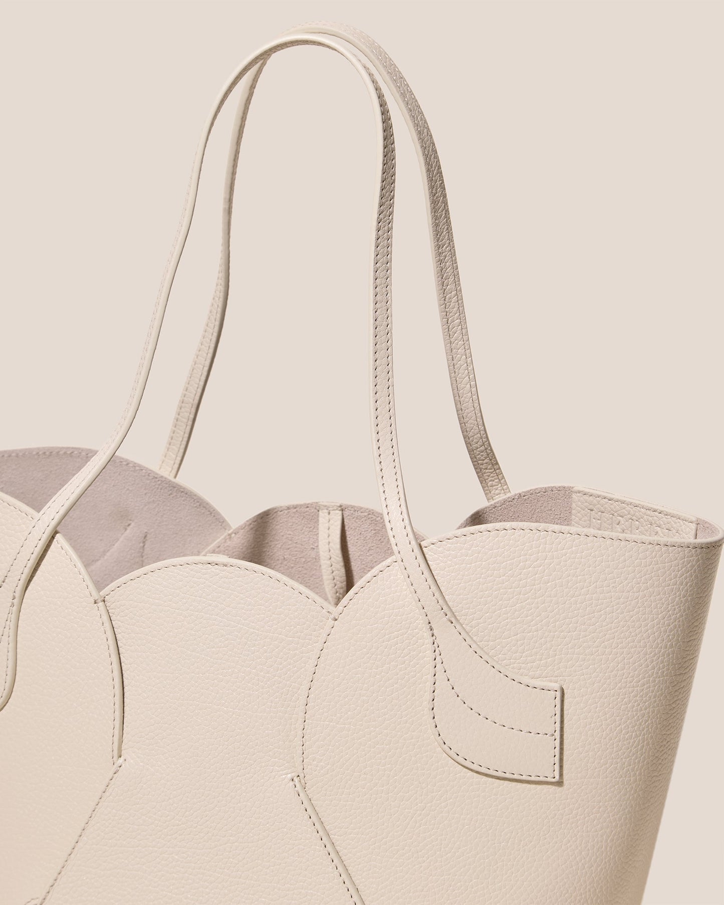 SEPAL S GRAINY - Tulip Shape Zipped Tote Bag - Hereu Women