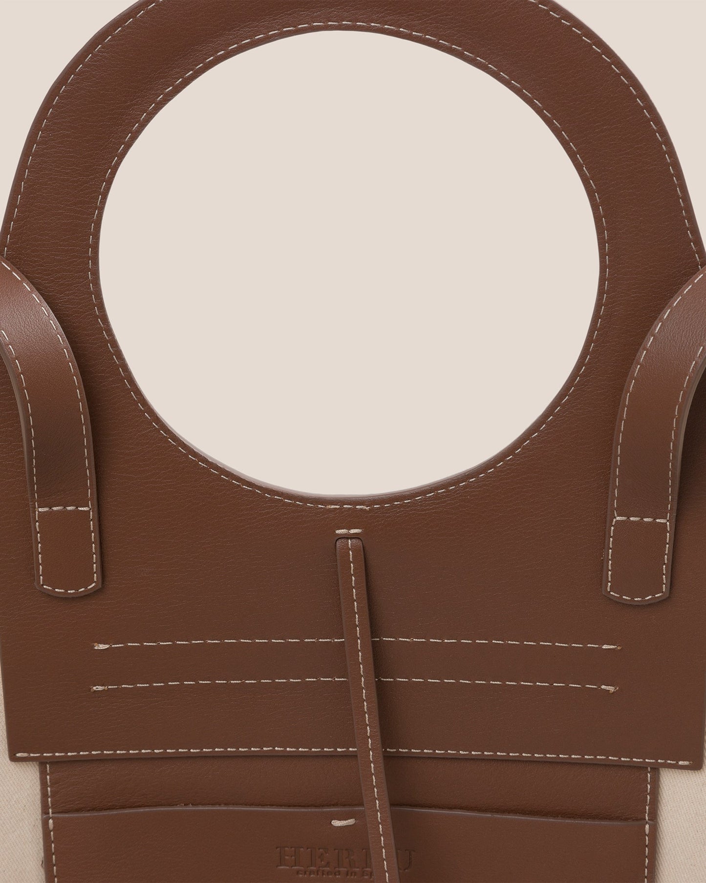 CALA S - Leather-trimmed Canvas Tote Bag - Hereu Women|Men