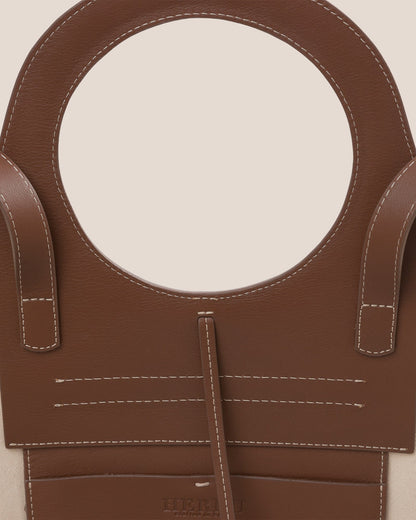 CALA S - Leather-trimmed Canvas Tote Bag - Hereu Women|Men