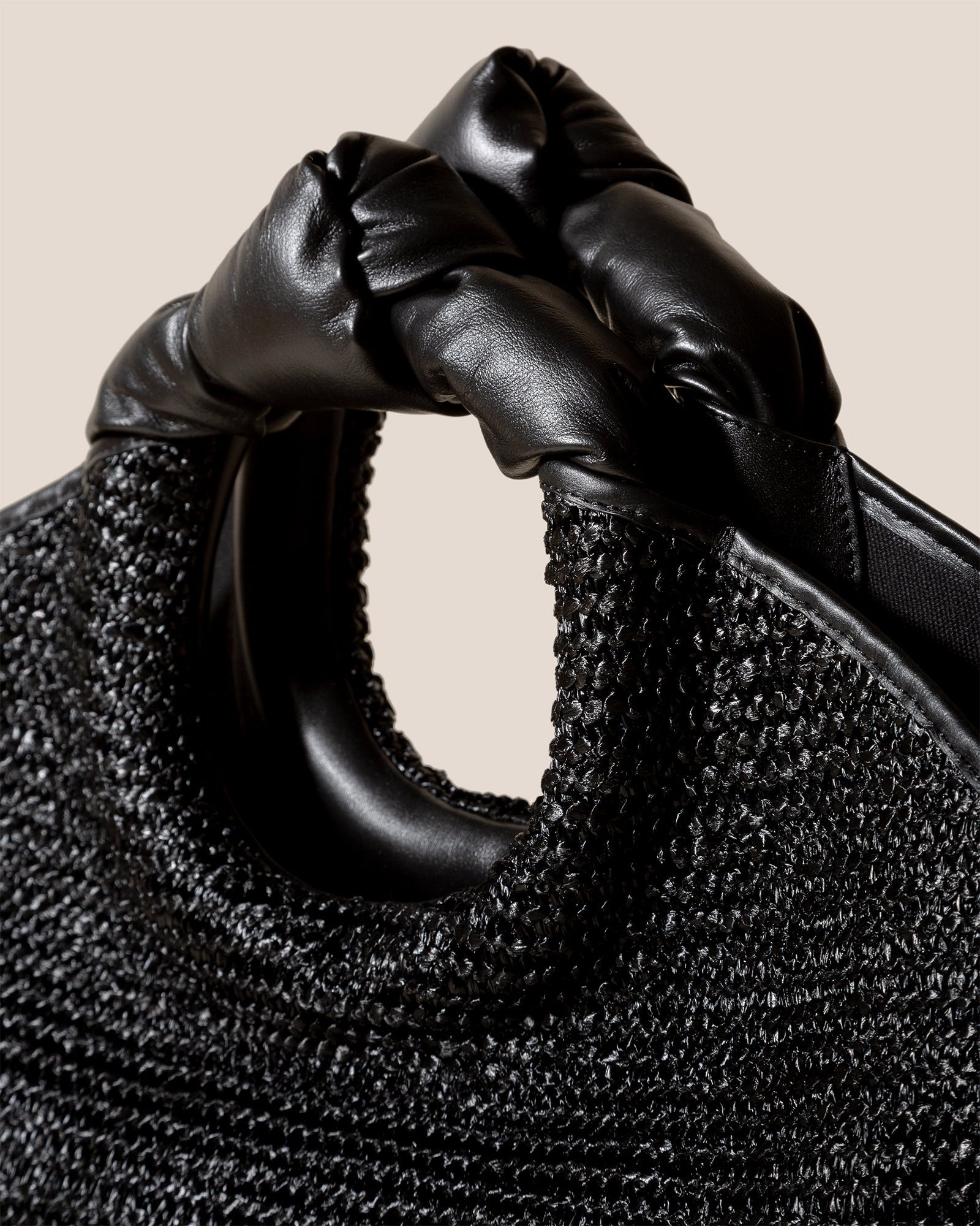 CASTELL RAFFIA - Knotted-handle Tote Bag - Hereu Women