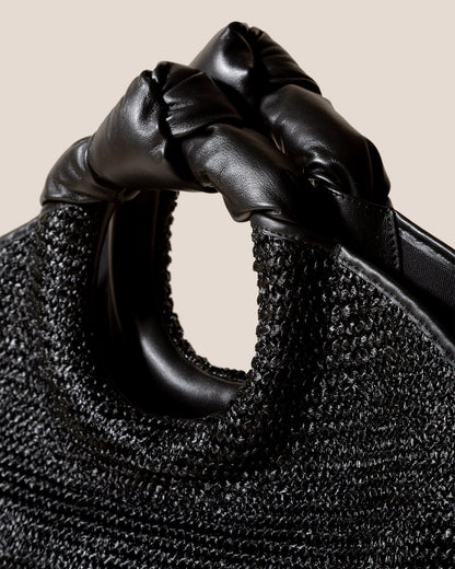 CASTELL RAFFIA - Knotted-handle Tote Bag - Hereu Women