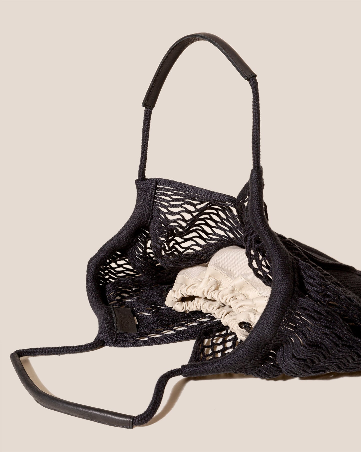 CALELLA FILT - Knitted Cotton Net Bag - Hereu Women