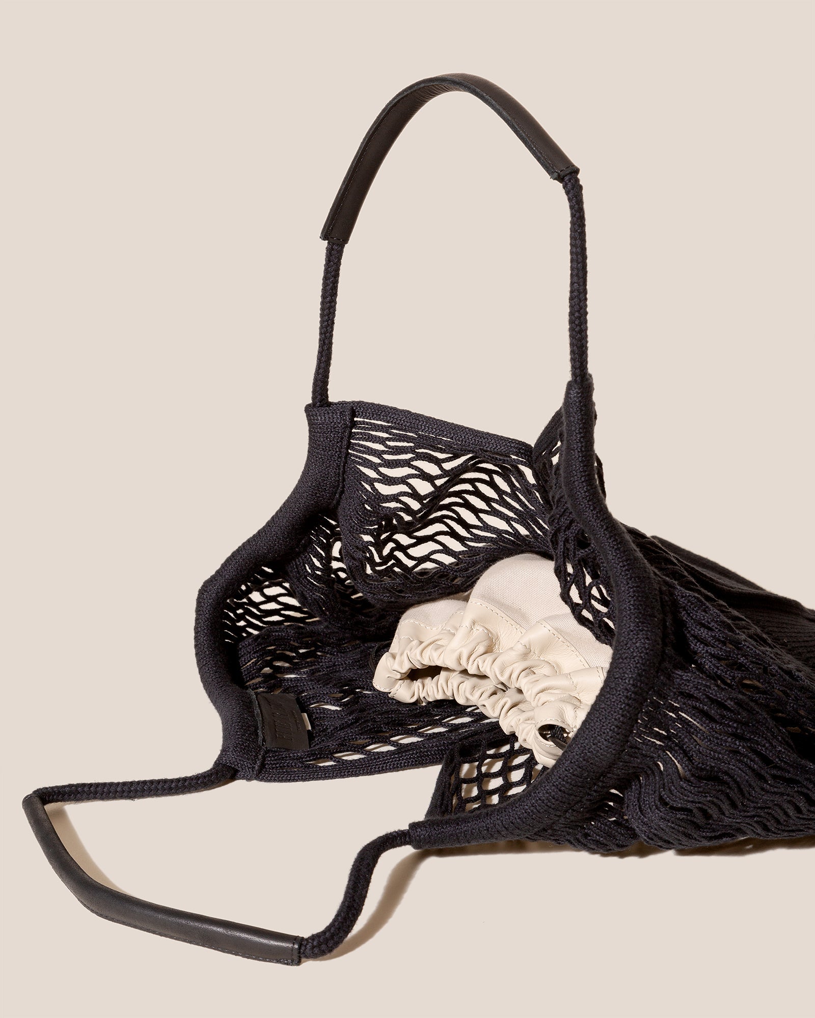 CALELLA FILT - Knitted Cotton Net Bag - Hereu Women