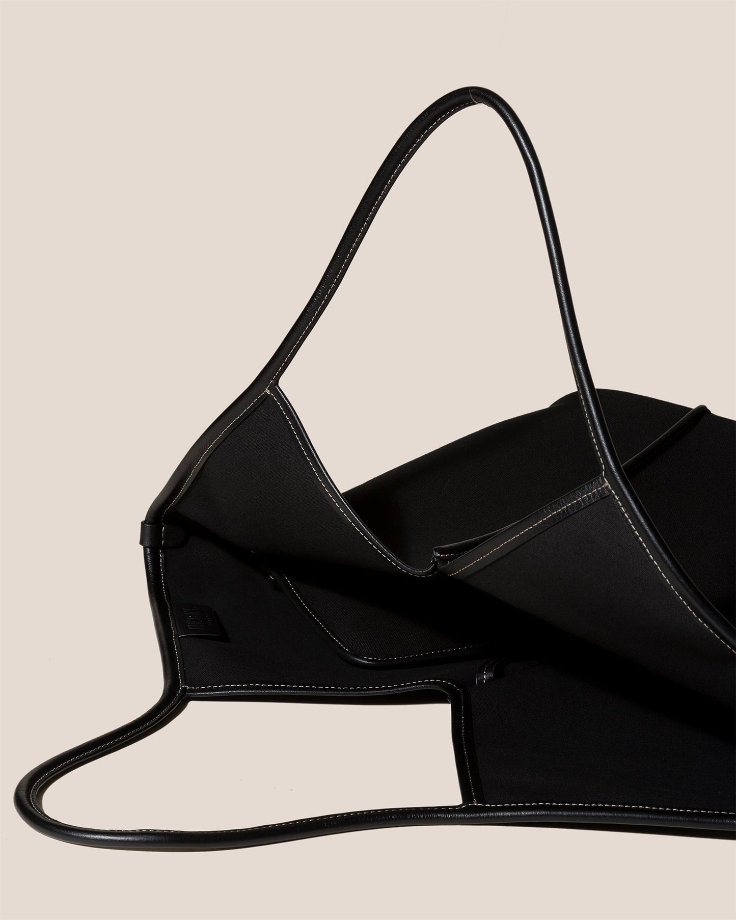 CALELLA - Leather-trimmed Organic Cotton Tote Bag - Hereu Women|Men