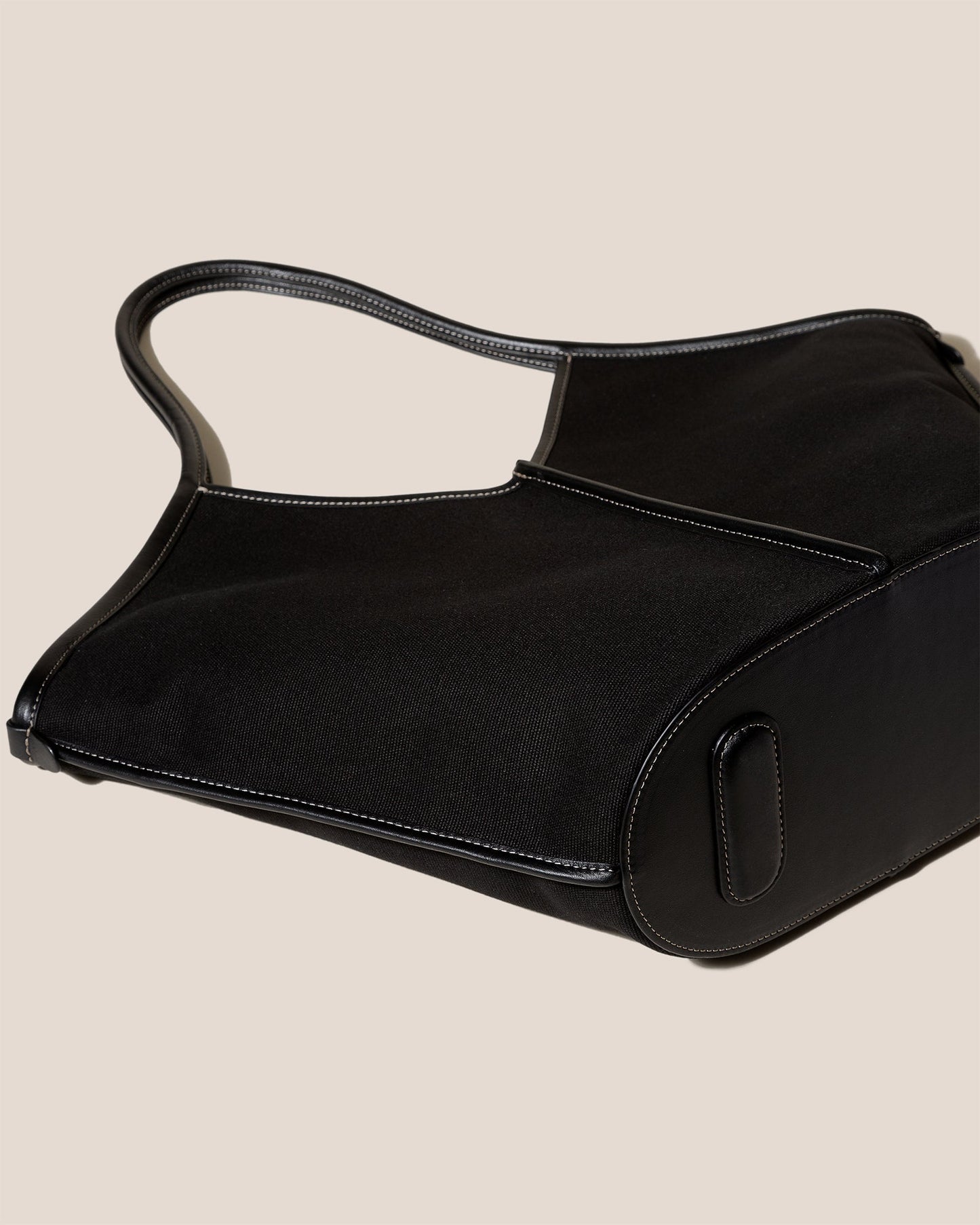 CALELLA - Leather-trimmed Organic Cotton Tote Bag - Hereu Women|Men
