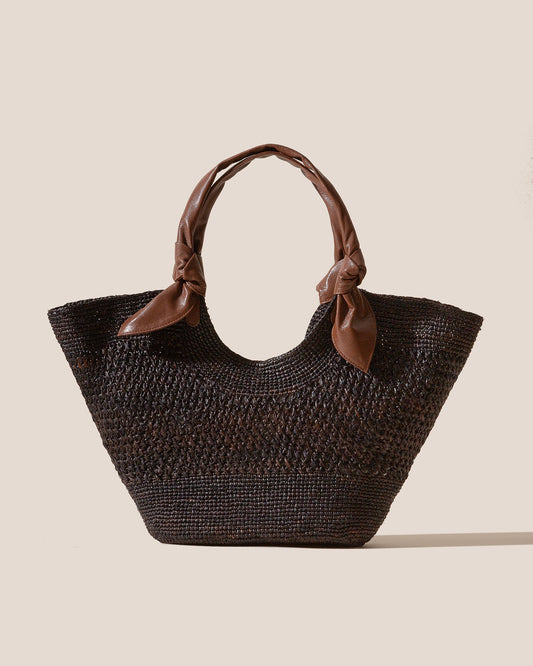 FONOL - Crocheted Raffia Basket - Hereu Women