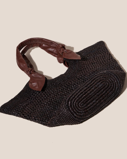 FONOL - Crocheted Raffia Basket - Hereu Women