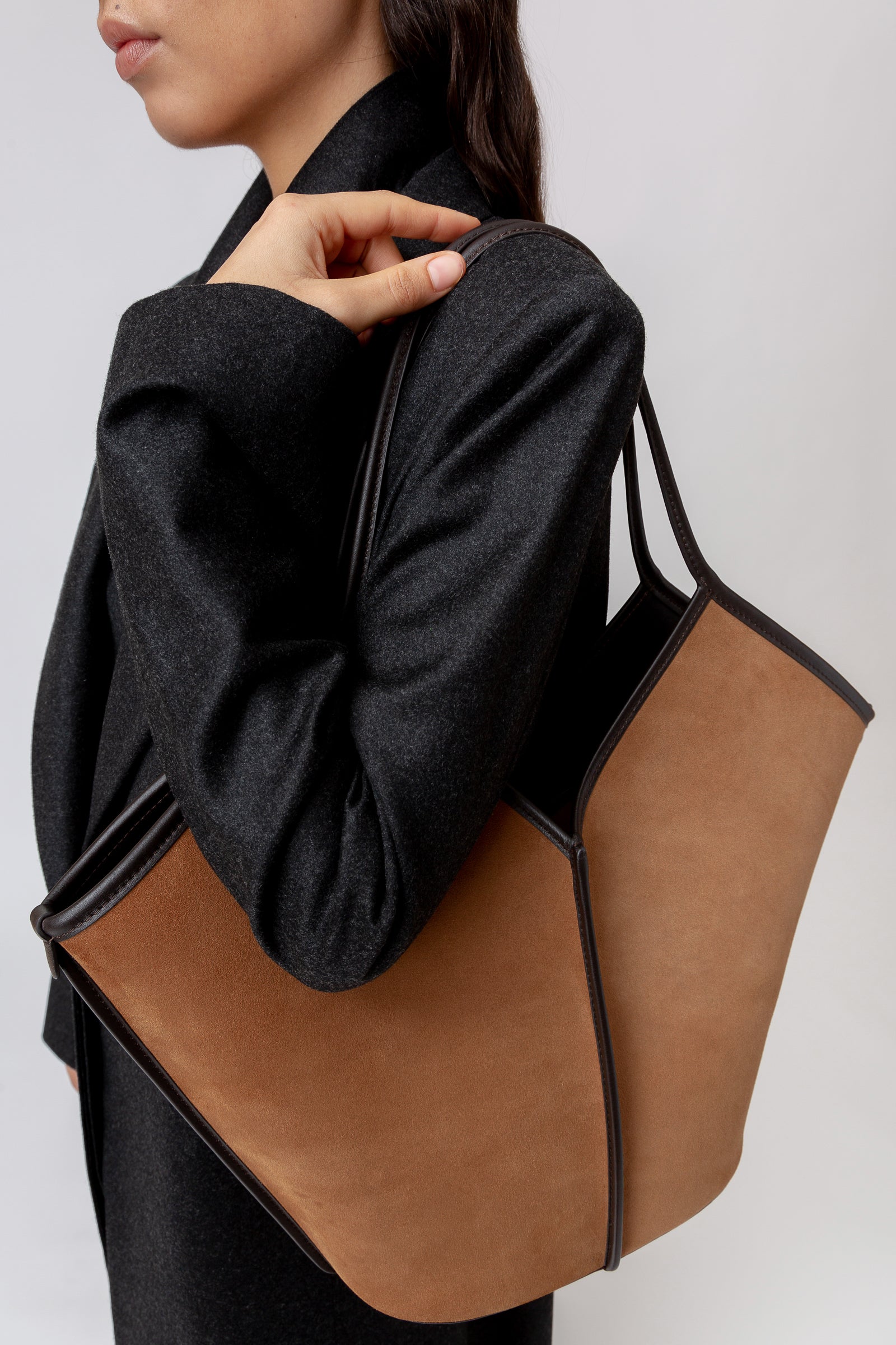 CALELLA SUEDE - Calf Suede Tote Bag - Hereu Women|Men